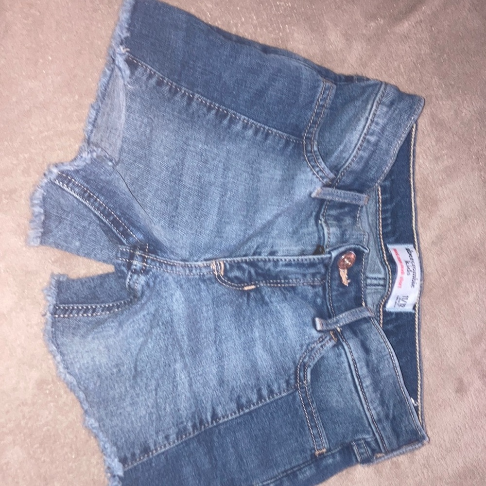 dark and light blue kids shorts